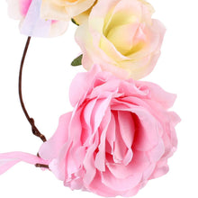 将图片加载到图库查看器，Luxury Handamde Mommy and Baby  Flower Headband Large Flower Crown Mother Kids Flowers  Headwear For Celebration
