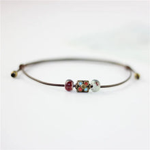 Load image into Gallery viewer, National Wind Restoring Ancient Ways Is The High Temperature Glaze Ceramic Handmade Trinkets Women's Fashion  Bracelets #1737
