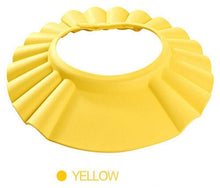 Load image into Gallery viewer, Brand New Baby Children Kids Safe Shampoo Bath Shower Cap Sheild Hat Wash Hair Shield elastic Cap For Kids In Modern Deign
