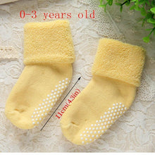 Load image into Gallery viewer, Cute Newborn Baby Cartoon Anti Slip Floor Socks For Baby Girl And Boy Casual Design Soft Warm Socks For Kids
