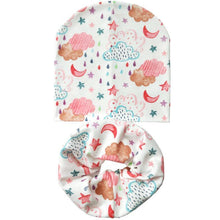 将图片加载到图库查看器，Modern Cartoon Cotton Baby Hat Winter Baby Girls Hat Newborn Boys Hats Kids Cap Scarf Set Children Beanies For Kids With Scarf
