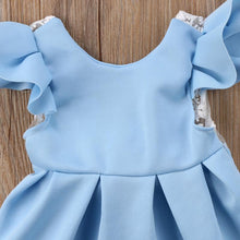 将图片加载到图库查看器，Luxury Modern Elegant Baby Girl Tops Bow Dresses Lace Ball Gown Tutu Party Dress Sundress Baby Girls Princess Clothing Style
