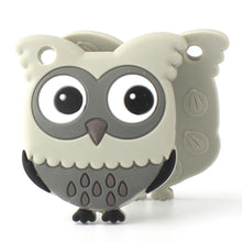将图片加载到图库查看器，Owl Silicone Teethers Food Grade For Baby Teething  Silicone Beads Teething Toddler Toys For Kids
