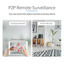 Load image into Gallery viewer, Dual Lens PTZ IP Camera 4000 mA Battery Wireless Auto Track Cctv Security Surveillance Video Full Color Night Vision HD Home Cam
