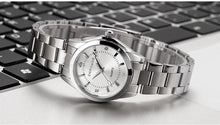 将图片加载到图库查看器，New STEVVEX Women Luxury Rhinestone Stainless Steel Quartz Watches Ladies Business Watch WIth  Japanese Quartz Movement For Women and Girls
