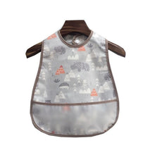 将图片加载到图库查看器，Adjustable Baby Bibs Waterproof Lunch Feeding Bibs Baby Cartoon Feeding Cloth Children Baby Bib for Kids
