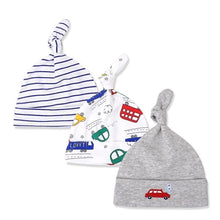 将图片加载到图库查看器，Printed Baby Hats &amp; Caps For Newborn Baby Accessories In Elegant Modern Design Set Of 3PCS For Baby Kids
