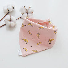 Load image into Gallery viewer, Cotton Cartoon Bandana Feeding Saliva Towel Waterproof Bibs For Baby Burp Accessory Adjustable Button Durable Baby Towels
