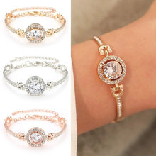 Load image into Gallery viewer, Luxury Diamond Shiny Fashion Luxury Jewelry  Zircon Multi-Layer Bangle Bracelet High Quality Rhinestone Charm Bracelet for Women and Girls
