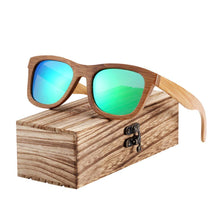 Load image into Gallery viewer, Handmade Bamboo Wood Luxury Retro Men and  Women Polarized Sunglasses Beach Wooden Glasses Oculos de sol With UV400 Protection l

