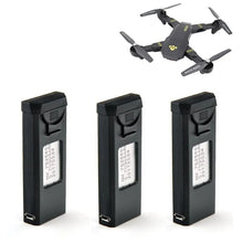 将图片加载到图库查看器，6pcs Lipo Battery Charger Sets For VISUO XS809S XS809HW XS809W XS809 3.7V 900mAh RC Drones Quadcopter Spare Parts Accessories
