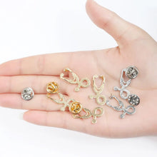 Load image into Gallery viewer, Doctors Nurses  Mini Stethoscope Brooches Pins Jackets Coat Lapel Pin Bag Button Collar Badges Gifts Medical Jewelry
