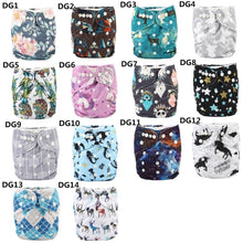 将图片加载到图库查看器，Baby Pocket Cloth Diaper Nappy Reusable Adjustable Washable No Inserts Nappie For Baby In Modern Printed Style
