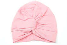 Load image into Gallery viewer, Indian Baby Turban Hat Cotton Baby Girls Kids Turban Headband Hair Head Bands Wrap Accessories for Children
