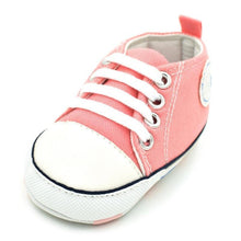 Load image into Gallery viewer, Classic Canvas Newborn Baby Boys Girls First Walkers Toddler Soft Sole Anti-slip Sneakers
