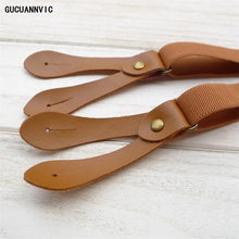 Load image into Gallery viewer, Men Suspenders Pants 2*100Cm 6 Buckles Men's Suspenders Adjustable Elasticity Braces Suspenders Women's Pants Braces Man
