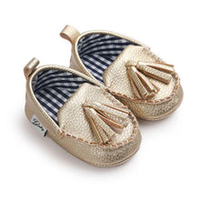 Load image into Gallery viewer, First Walkers Newborn Baby Shoes Toddler Prewalker Shoes Baby Boy Girl Leather Shoes
