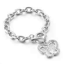 将图片加载到图库查看器，Modern New Fashion Elegant Chain Medalon Bracelet Amazing Luxury Classic Bracelet Women's Gold Bracelets Vintage Tree Of Life
