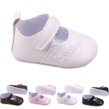 将图片加载到图库查看器，Newborn Baby Girl Shoes First Walkers Lovely Sneakers Infant Kids Girls Princess Shoes

