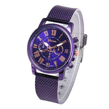 Load image into Gallery viewer, Analog Women watches Quality Fashion  Roman Numerals Faux Leather Analog Quartz Ladies watch Bracelet Clock Gift For Women Lady and Girls
