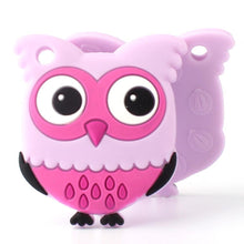 将图片加载到图库查看器，Owl Silicone Teethers Food Grade For Baby Teething  Silicone Beads Teething Toddler Toys For Kids
