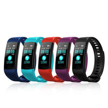 Load image into Gallery viewer, Smart Watch Sports Fitness Activity Heart Rate Tracker Blood Pressure wristband IP67 Waterproof band Pedometer for IOS Android
