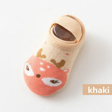 Load image into Gallery viewer, Fashion Unisex Baby Girls Boys Cute Non-slip Breathable Sock Cartoon Pattern Cotton Floor Stretchy Socks
