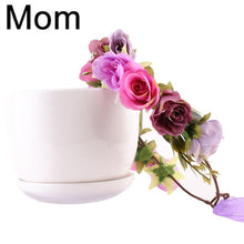 Load image into Gallery viewer, Luxury Modern Matching Flower Headband Lovely Newborn Headband Flower Crown Wreath for Mother and Kids
