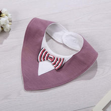Load image into Gallery viewer, Infant Kids Bibs For Boy/Girls Newborn Feeding Waterproof Toddlers Soft Bow Burp Tie Scarf For Children
