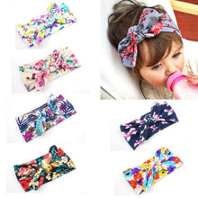 Load image into Gallery viewer, Luxury Colorful Newborn Toddler Headband Ribbon Elastic Headdress Girl Bow Knot For Baby Girls
