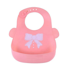 Load image into Gallery viewer, Bibs Waterproof Silicone Feeding Baby Saliva Towel Newborn Cartoon Aprons Baby Bibs Adjustable
