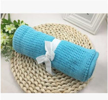 Load image into Gallery viewer, Baby Blanket Cotton Super Soft Blankets Newborn Swaddle Infant Wrap Bath Towel Girl Boy Stroller
