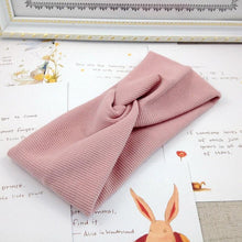 Load image into Gallery viewer, Modern Baby Girl Headband Autumn Winter Twist Knot Hair Band Knit Cotton Elastic Headbands Turban
