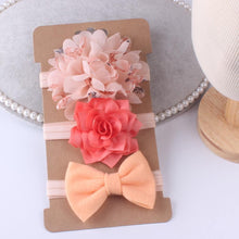 将图片加载到图库查看器，Bow Set Baby Girl Bows Hair Accessories Chiffon Flower Headband Bow knot Party Princess Dress Decoration For Girls Baby and Kids
