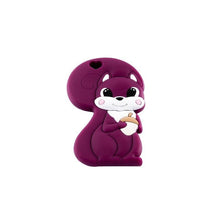 Load image into Gallery viewer, BPA Free Food Grade Silicone Teethers Cartoon Animals Shape Pacifier Clips, Accessories Baby Teething 1pc
