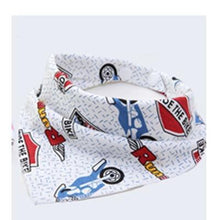 将图片加载到图库查看器，Cute Breathable Bibs Baby Feeding Cartoon Printing Super Absorbent Triangle Scarf Bib Cotton For Newborn Infant Girls And Boys
