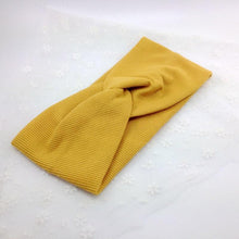 Load image into Gallery viewer, Modern Baby Girl Headband Autumn Winter Twist Knot Hair Band Knit Cotton Elastic Headbands Turban
