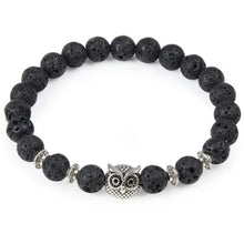 将图片加载到图库查看器，Modern Leopard Tiger Eye Lion Head Elegant Bracelet Owl Buddha Bead Luxury Bracelets Bangles Skull Charm Natural Stone Bracelet Yoga Jewelry For Men And Women
