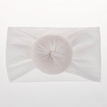 Load image into Gallery viewer, Newborn Infant Kids Girls Nylon Bow Hairband Headband Stretch Turban Knot For Bay Girls
