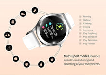 将图片加载到图库查看器，STEVVEX  IP68 Waterproof Luxury Elegant Smart Watch For Women Lovely Bracelet Heart Rate Monitor Sleep Monitoring Smartwatch Connect
