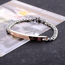 Load image into Gallery viewer, Women Silver Color Rose Gold Bracelet for Female Crystal Heart Charm Bracelet For Women Bridal Wedding Fine Luxury Jewelry Gift
