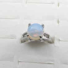 将图片加载到图库查看器，Natural Opal Stone Rings Fashion Jewelry Women's Ring Bague 50pcs Free Shipping
