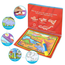Load image into Gallery viewer, Magic Water Drawing Books Coloring Books Doodle &amp; Magic Pen Painting Drawing Board Children  Painting Toys Birthday Gifts
