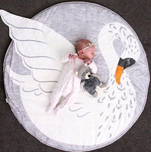 将图片加载到图库查看器，Luxury Mdoern Cartoon Animals Baby Play Mat Foldable Kids Crawling Pad Round Carpet Rug Toys Cotton Children Room Decor Photo Props Carpet For Kids
