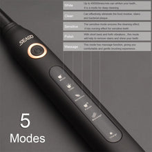 Load image into Gallery viewer, Electric Vibration Toothbrush Sonic Rechargeable Smart Chip Teethbrush Head Replaceable Whitening Healthy Best Gift For Adults And Kids
