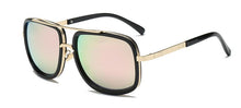 Load image into Gallery viewer, Classic Brand Luxury Square Gold Metal Frame Woman and Man Unisex Top Oversized Bog Frame Elegant Sunglasses For Summer  Designer
