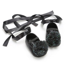 将图片加载到图库查看器，Cute Baby Dance Shoes Toddler Shoes Bow Tie Baby Princess Shoes Dance Shoe Newborn First Walkers 0-18M
