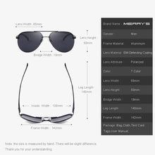 将图片加载到图库查看器，MERRYS Brand Men 100% Polarized Aluminum Alloy Frame Sunglasses Fashion Mens Driving Sunglasses S8281
