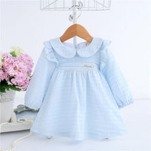 Load image into Gallery viewer, Modern Handmade Collar Kids Baby Girls Dress Newborn Infant Baby Girls Party Dresses For Wedding and Party
