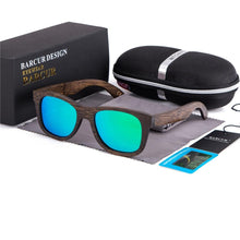Load image into Gallery viewer, Brown Glasses Retro Wood Eyewear Bamboo Sunglasses Unisex Glasses Eyewear For Women and Men With UV400 Protection
